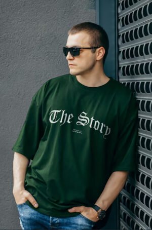 ERKEK BASKILI  OVERSİZE  T-SHİRT