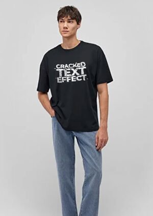 ERKEK BASKILI  OVERSİZE  T-SHİRT