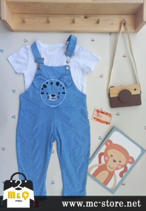 KIZ ERKEK BEBEK Çocuk Jean Salopet 2' Li