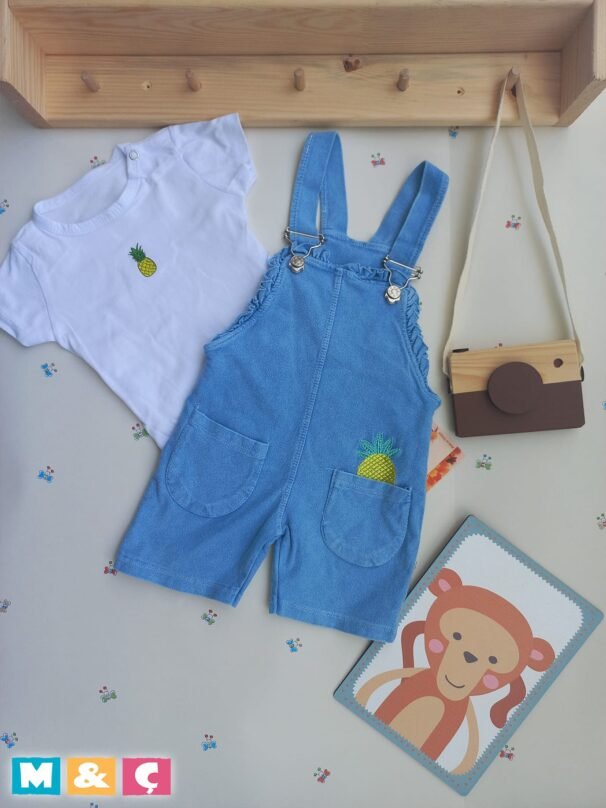 Kız Erkek Bebek Çocuk Salopet Tulum