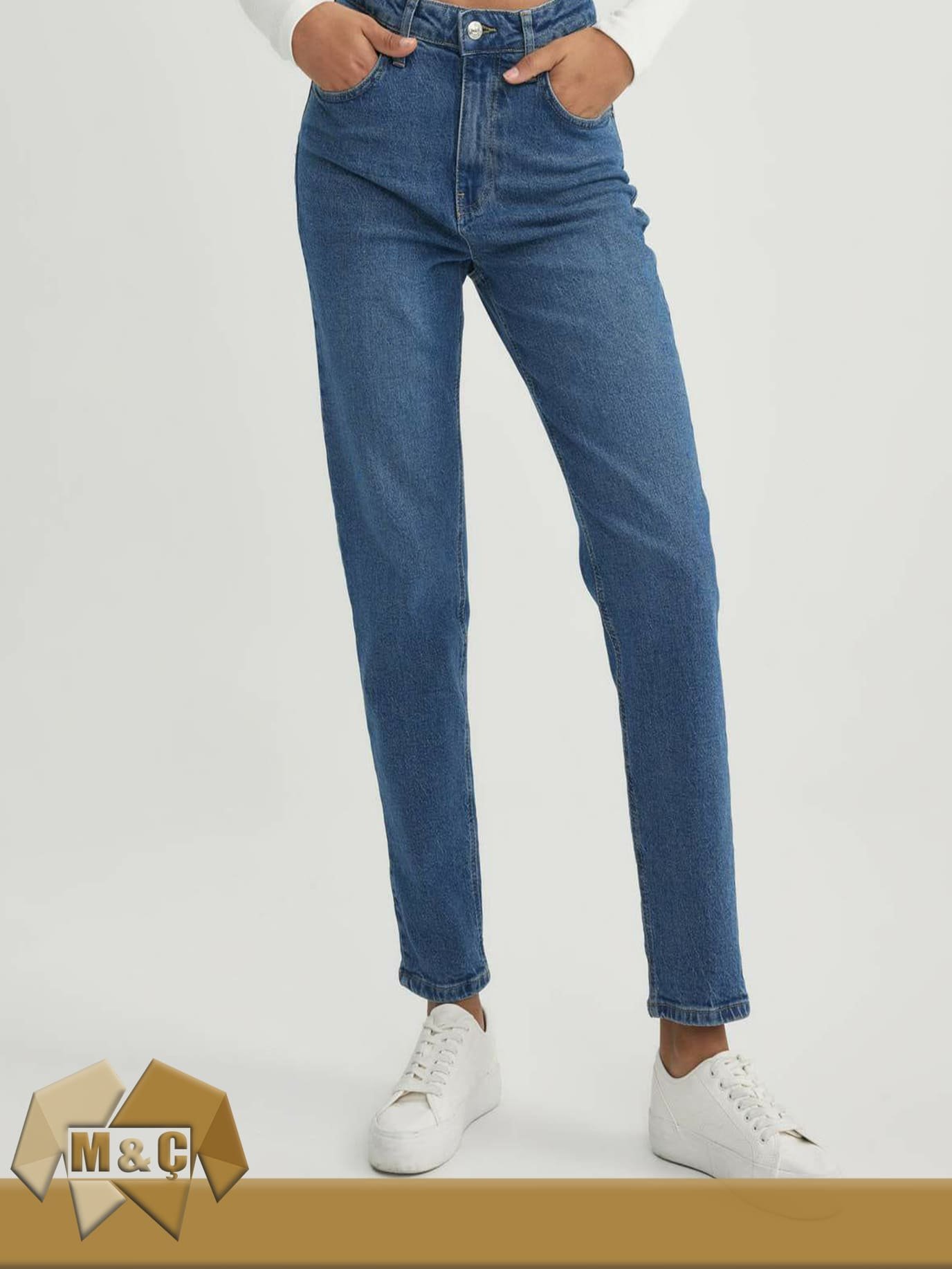 Mom Boyfriend Jean Kadın KOT PANTOLON KADIN