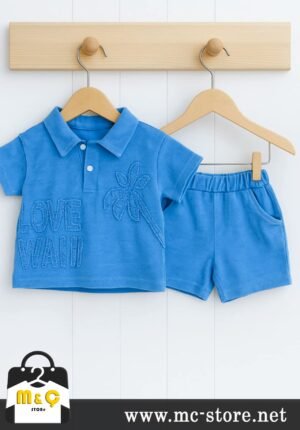 ERKEK BEBEK ÇOCUK KISA KOLLU ŞORTLU TAKIM