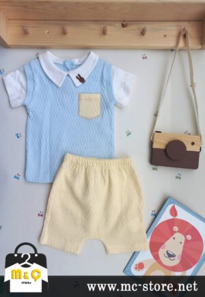 ERKEK BEBEK 2LI TAKIM ERKEK ÇOCUK ALT ÜST CEPLİ