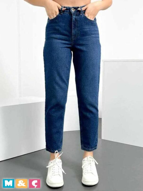 Mom Boyfriend Jean Kadın KOT PANTOLON  KADIN - Görsel 2