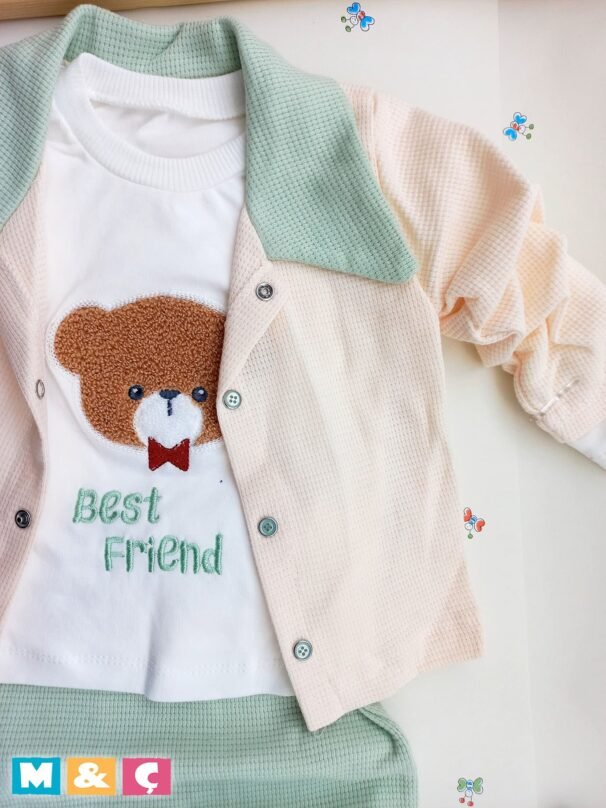 3LÜ CEKET SWEATSHİRT PANTOLON ALT ÜST TAKIM - Görsel 2