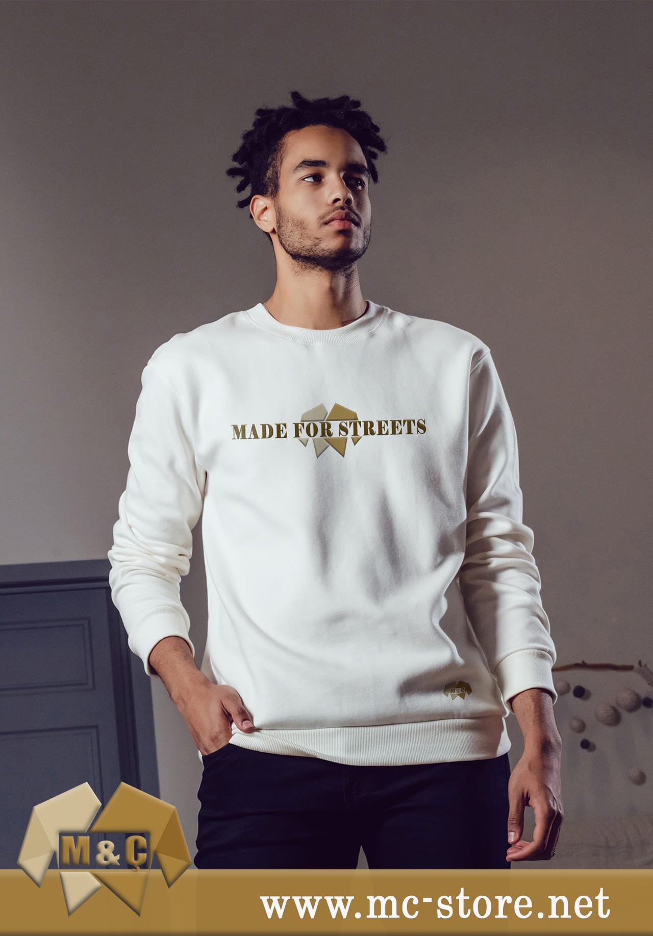M.Ç PREMİUM ORİGİNAL ERKEK SWEATSHİRT - Görsel 3
