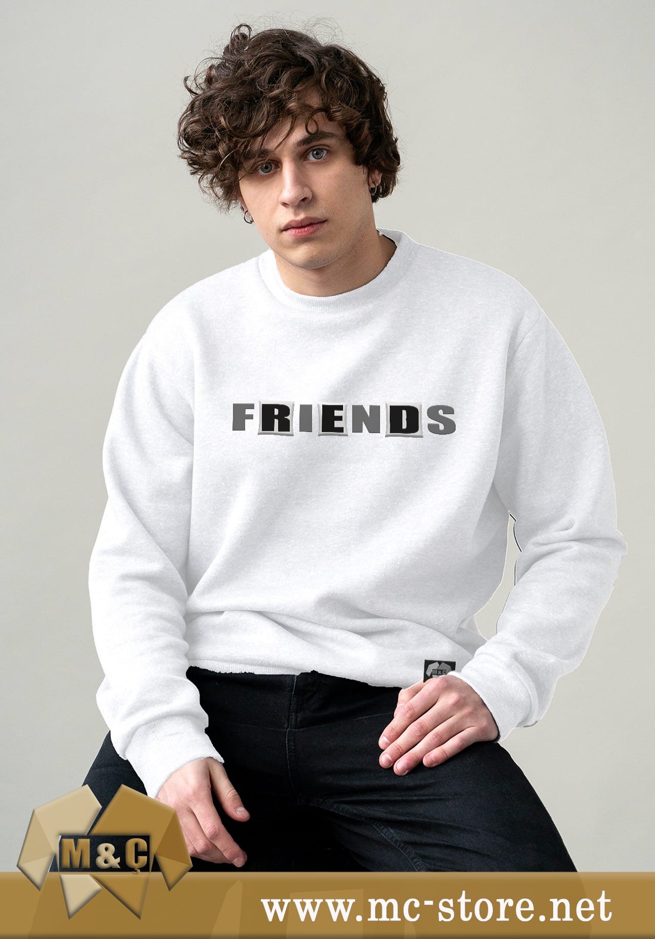 M.Ç PREMİUM ORİGİNAL ERKEK SWEATSHİRT - Görsel 2
