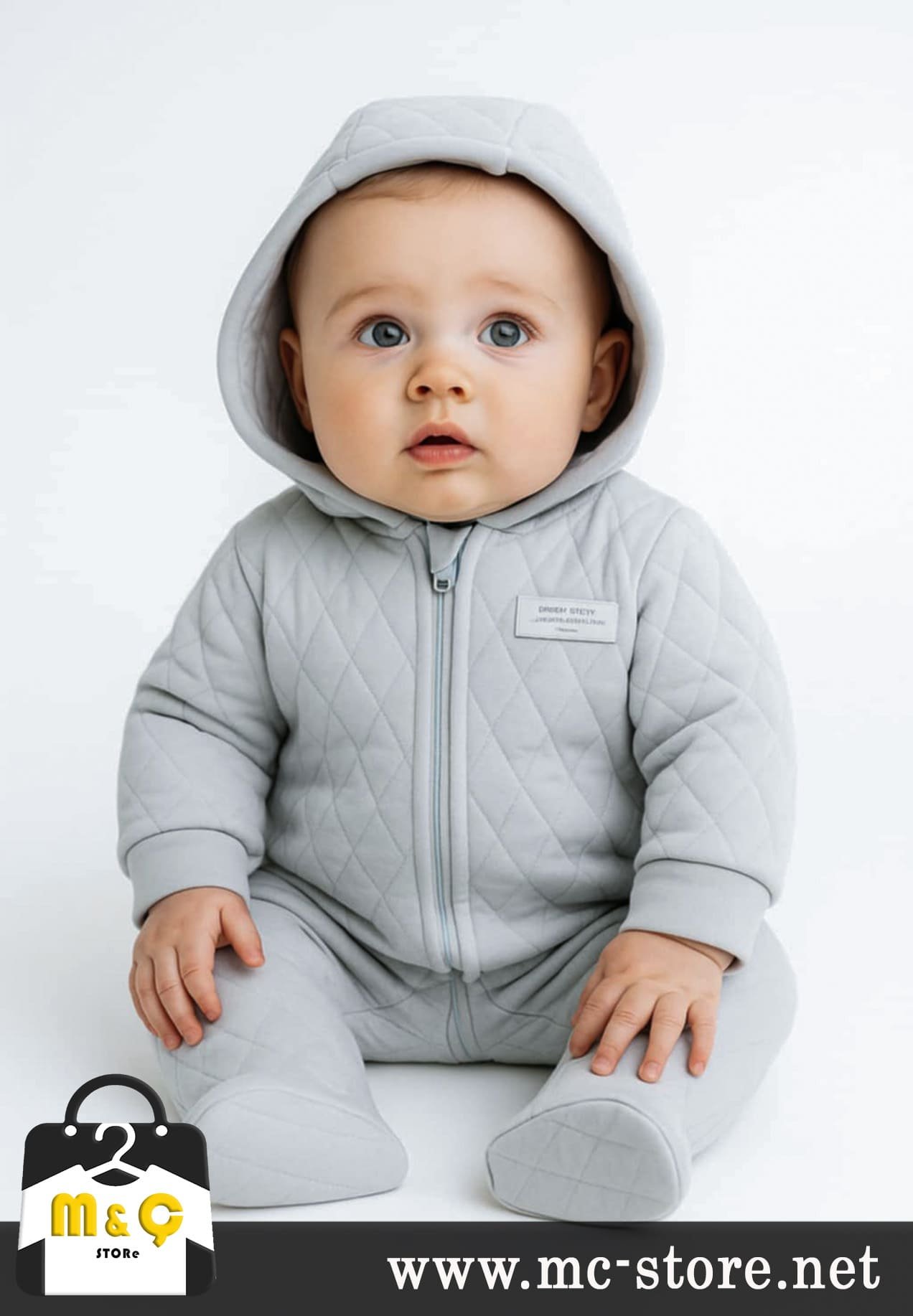 UNİSEX KAPŞONLÜ AYAKLI KAPİTONE 3-6-9 AY - Görsel 4