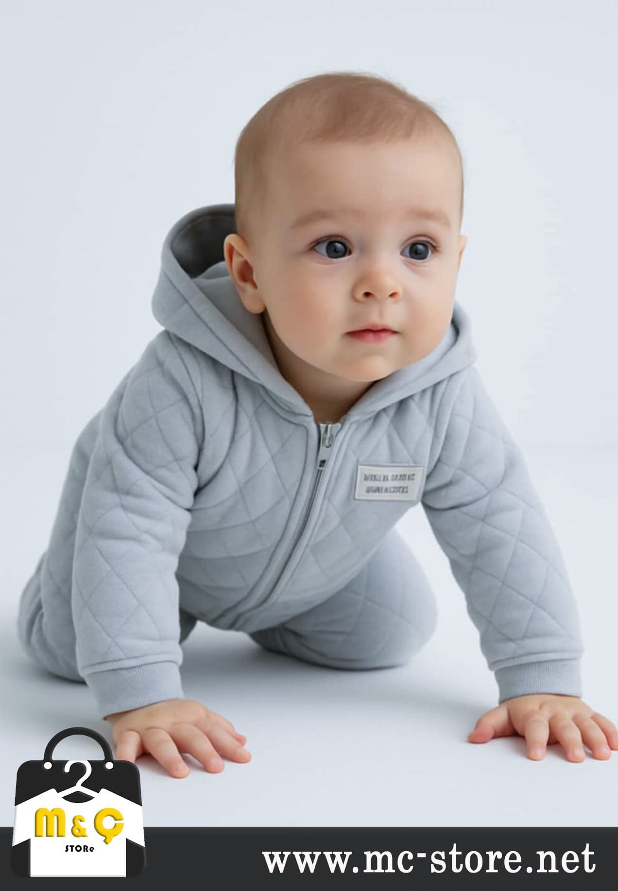 UNİSEX KAPŞONLÜ AYAKLI KAPİTONE 3-6-9 AY - Görsel 2