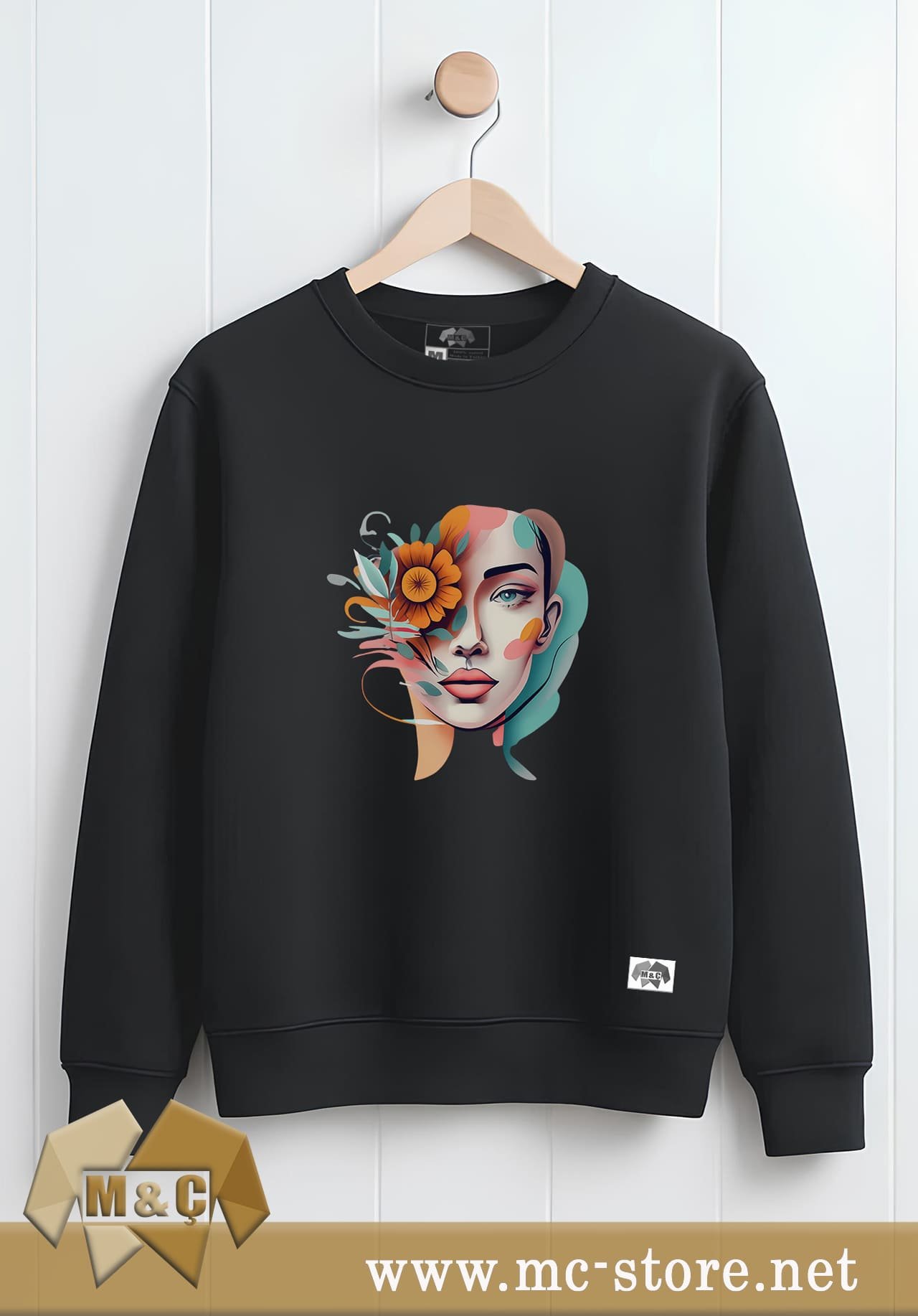 KADIN SWEATSHİRT  ŞIK VE ÖZEL TASARIM TRENDY - Görsel 2