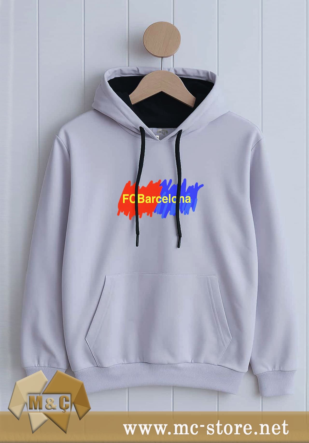 ORİGİNAL ERKEK KAPŞONLU 2 İP ÖZEL TASARIM CEPLİ BÜYÜK BEDEN HODİE - Görsel 2