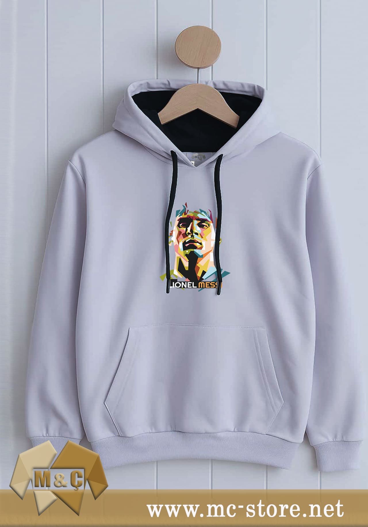 ORİGİNAL ERKEK KAPŞONLU 2 İP ÖZEL TASARIM CEPLİ BÜYÜK BEDEN HODİE - Görsel 2