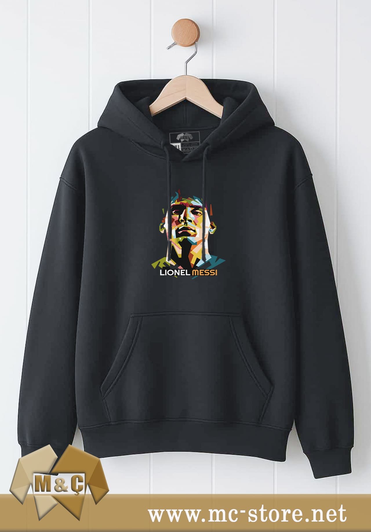 ORİGİNAL ERKEK KAPŞONLU 2 İP ÖZEL TASARIM CEPLİ BÜYÜK BEDEN HODİE