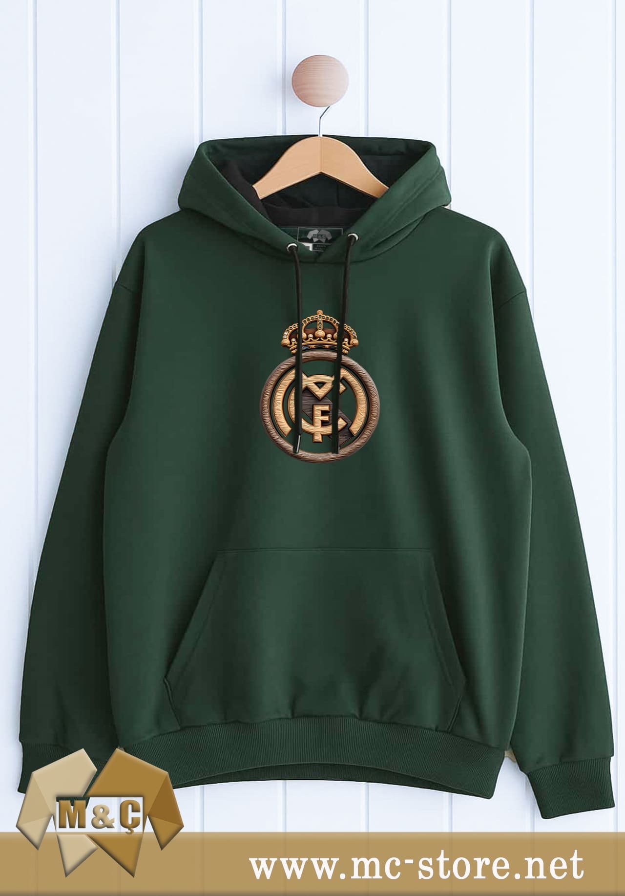 ORİGİNAL ERKEK KAPŞONLU 2 İP ÖZEL TASARIM CEPLİ BÜYÜK BEDEN HODİE - Görsel 4