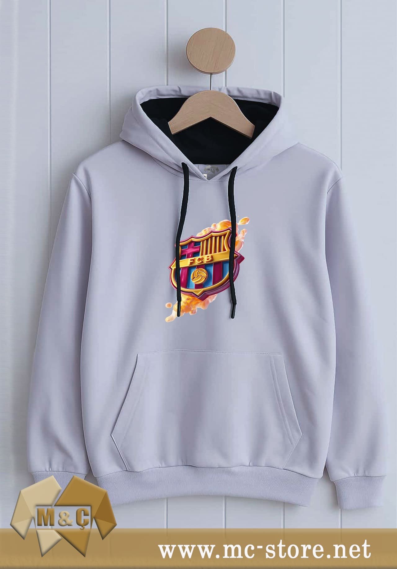 ORİGİNAL ERKEK KAPŞONLU 2 İP ÖZEL TASARIM CEPLİ BÜYÜK BEDEN HODİE - Görsel 2