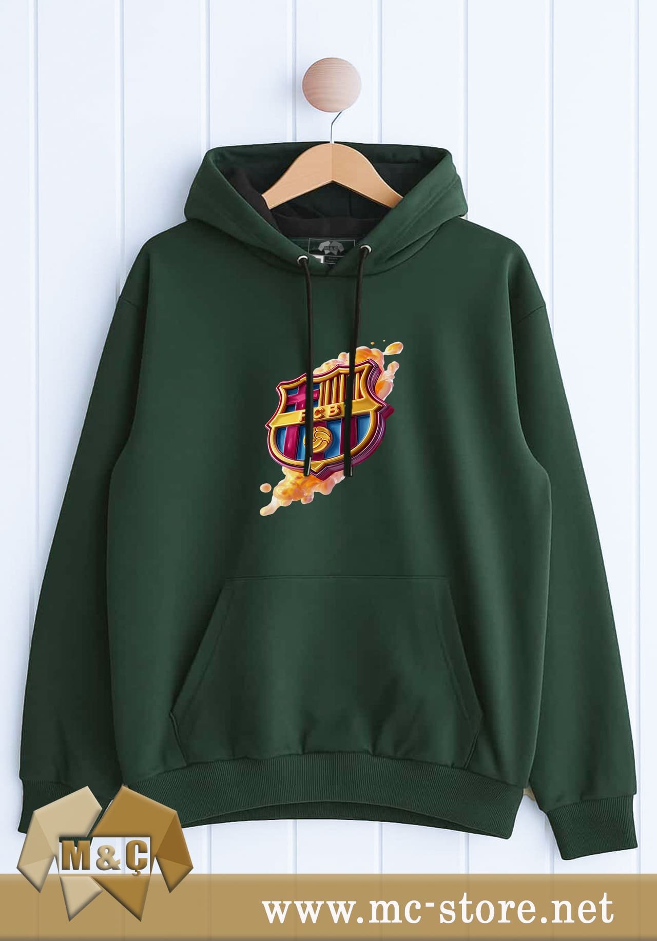 ORİGİNAL ERKEK KAPŞONLU 2 İP ÖZEL TASARIM CEPLİ BÜYÜK BEDEN HODİE - Görsel 4