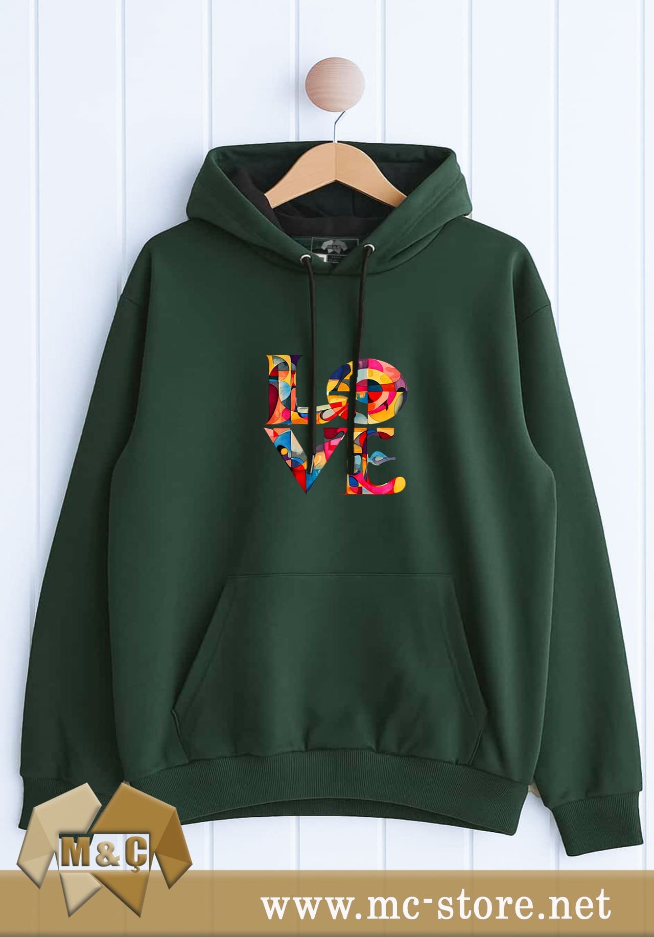 ORİGİNAL KADIN KAPŞONLU 2 İP ÖZEL TASARIM CEPLİ BÜYÜK BE