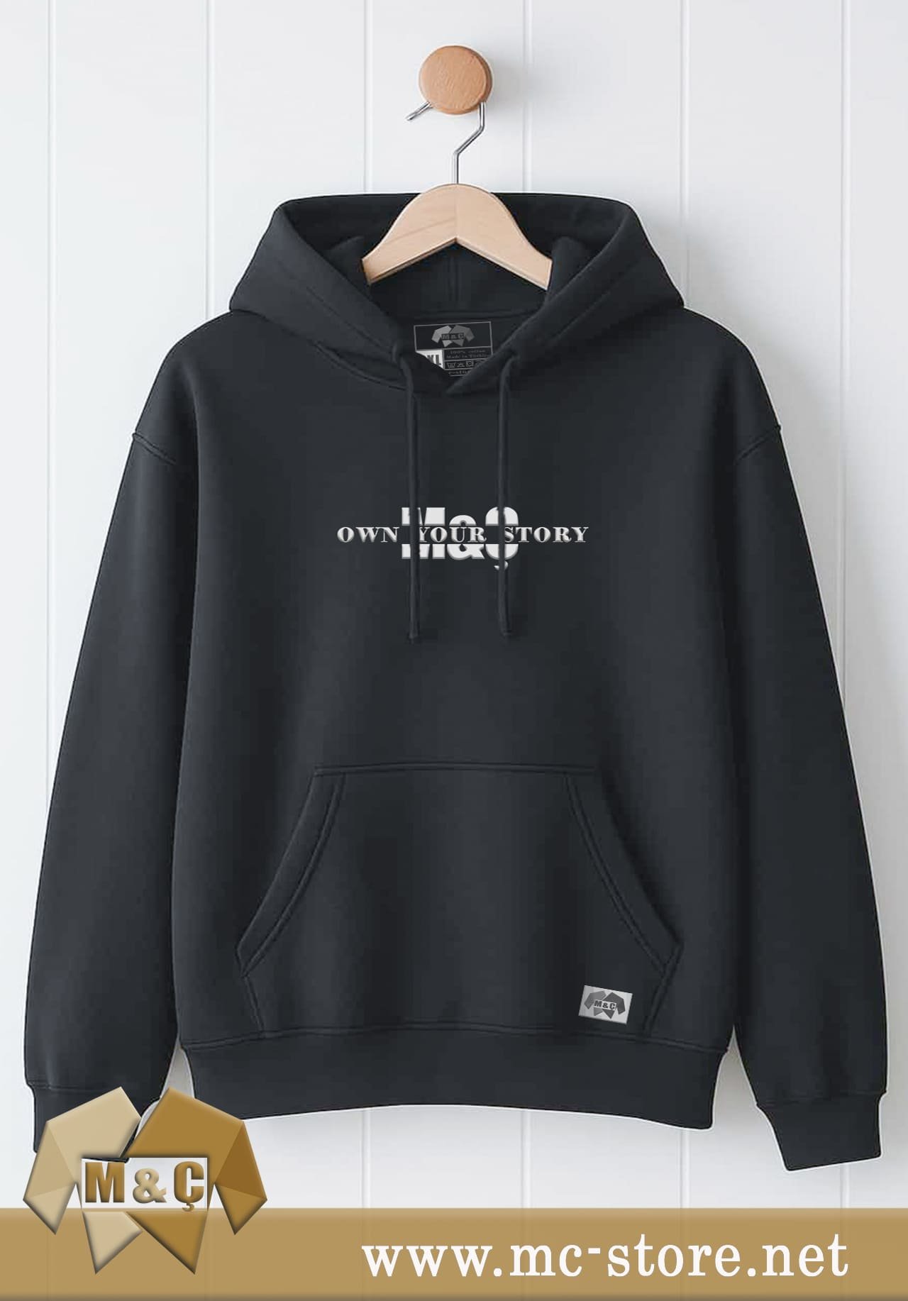 ORİGİNAL ERKEK KAPŞONLU 2 İP ÖZEL TASARIM CEPLİ BÜYÜK BE - الصورة 2