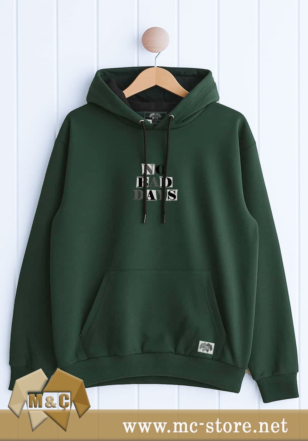 ORİGİNAL ERKEK KAPŞONLU 2 İP ÖZEL TASARIM CEPLİ BÜYÜK BE - Görsel 3