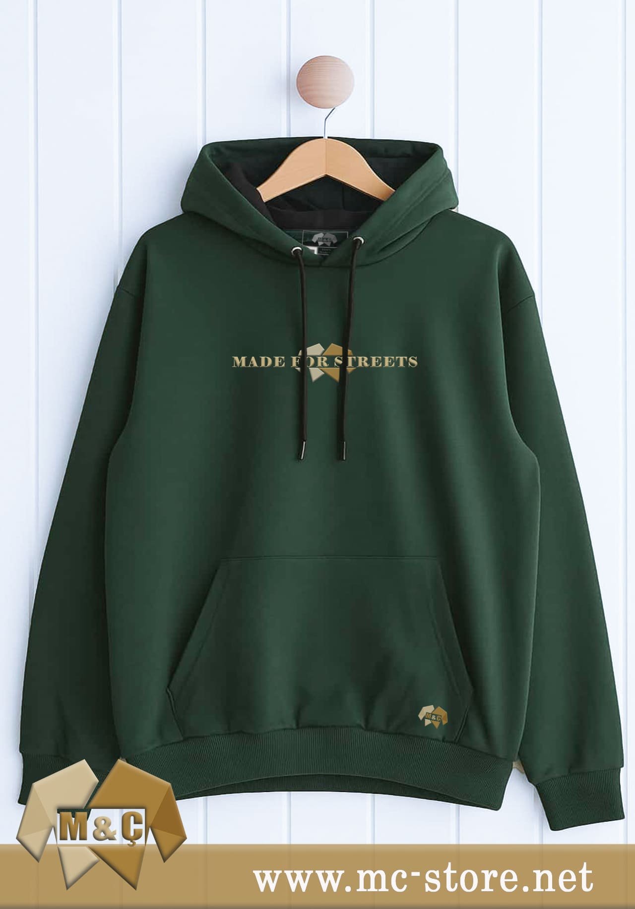 ORİGİNAL ERKEK KAPŞONLU 2 İP ÖZEL TASARIM CEPLİ BÜYÜK BE