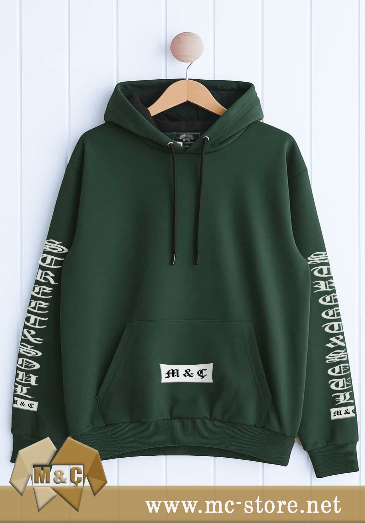 ORİGİNAL ERKEK KAPŞONLU 2 İP ÖZEL TASARIM CEPLİ BÜYÜK BE - Görsel 3