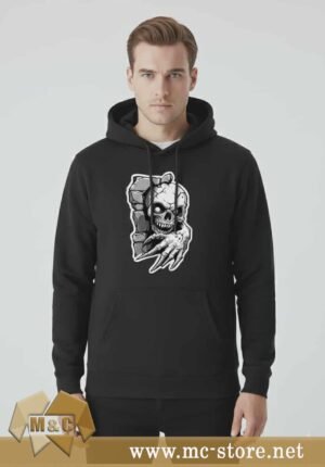 PREMİUM ŞARDONLU 3 İPLİK DTF BASKI KALIN KIŞLIK KAPŞONLU