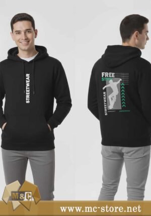 PREMİUM ŞARDONLU 3 İPLİK DTF BASKI KALIN KIŞLIK KAPŞONLU