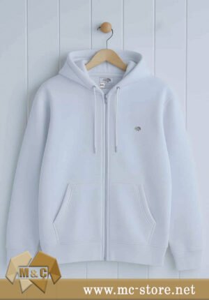 ŞARDONLU 3 İPLİK KAPŞONLU FERMUARLI SWEATSHİRT